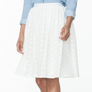 Women's Chaps Lace Skirt