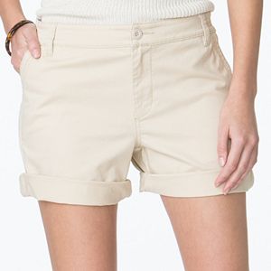 Women's Chaps Cuffed Twill Shorts