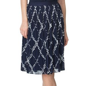 Women's Chaps Printed Georgette Skirt