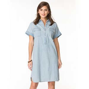 Women's Chaps Jean Shirtdress