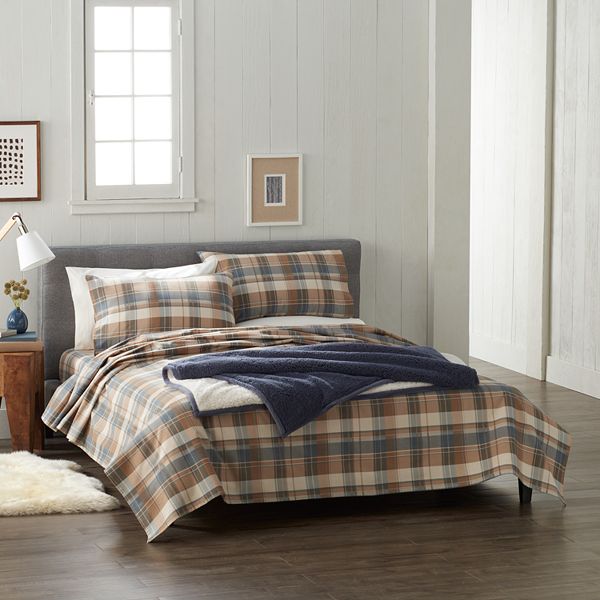 Cuddl Duds Flannel Duvet Cover Set