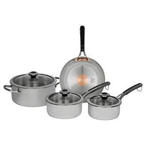 Revere Copper Confidence Core 7-pc. Stainless Steel Cookware Set