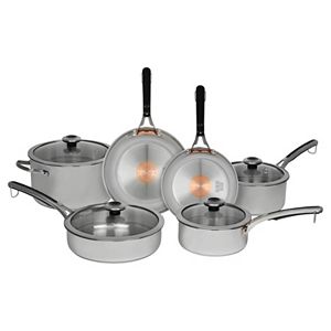 Revere Copper Confidence Core 10-pc. Stainless Steel Cookware Set