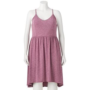Juniors' Plus Size SO® High-Low Hem Fit & Flare Dress
