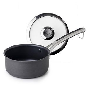 Revere Clean Pan Hard-Anodized Aluminum Nonstick Sauce Pot with Lid