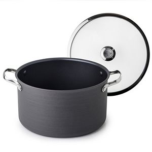 Revere Clean Pan 6.5-qt. Hard-Anodized Aluminum Nonstick Stockpot with Lid