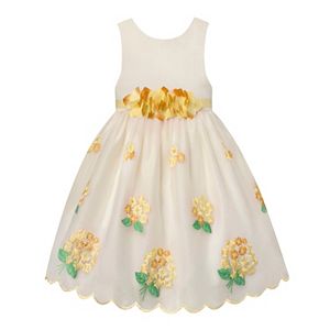 Girls 7-16 American Princess Flower Waist & Embroidered Skirt Dress