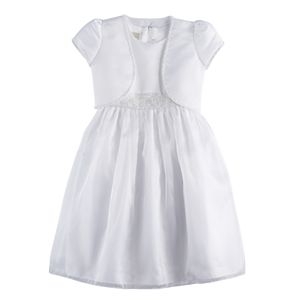 Girls 7-16 & Plus Size American Princess Classic Beaded Flower Waist Dress Set