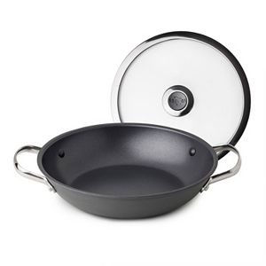 Revere Clean Pan Hard-Anodized Aluminum Nonstick Braising Pan with Lid