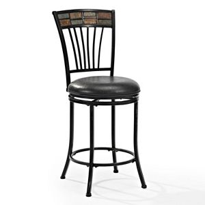 Crosley Furniture Templeton Swivel Counter Stool