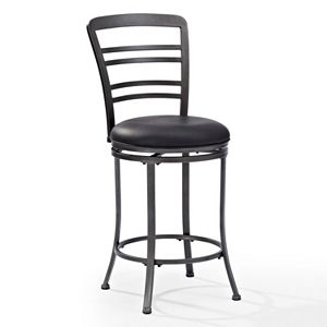 Crosley Furniture Shelburne Swivel Counter Stool