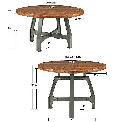 INK+IVY Lancaster Round Dining Table