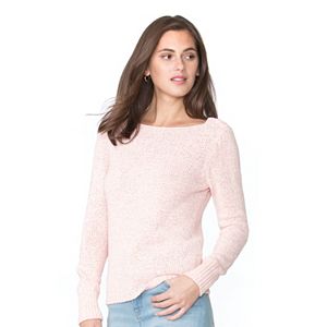 Women's Chaps Solid Boatneck Sweater