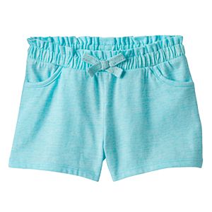 Toddler Girl Jumping Beans® Space-Dyed Paper Bag Waist Shorts