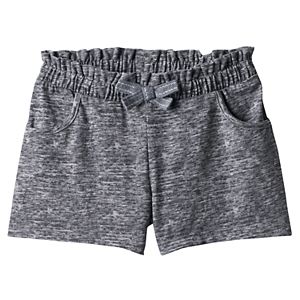 Toddler Girl Jumping Beans® Space-Dyed Paper Bag Waist Shorts