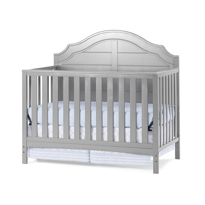 Child Craft Penelope 4-in-1 Convertible Crib, Grey