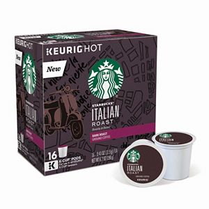 Keurig® K-Cup® Pod Starbucks Italian Roast Coffee – 16-pk.