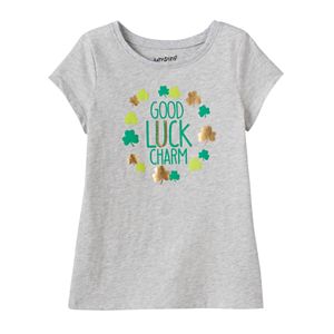 Toddler Girl Jumping Beans® Short Sleeve St. Patrick's Day Graphic Tee