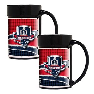 New England Patriots Super Bowl LI Champions Coffee Mug Set
