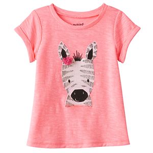 Baby Girl Jumping Beans® Graphic Slubbed Tee