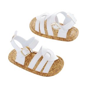 Baby Girl Carter's Cross-Front Sandal Crib Shoes