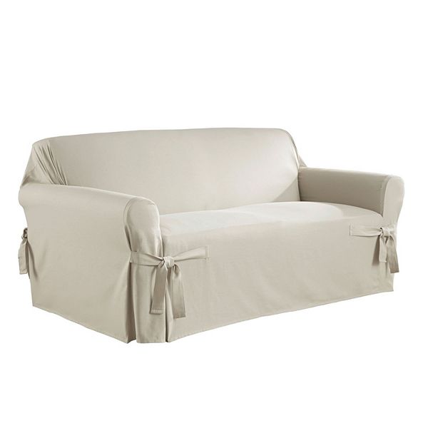 Serta Relaxed Fit Duck Loveseat Slipcover