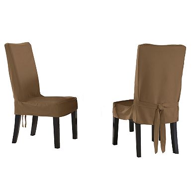 Serta Relaxed Fit Smooth Suede Dining Chair Slipcover