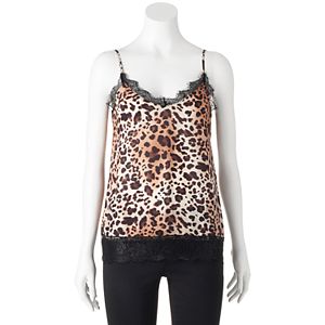 Juniors' HeartSoul Lace Trim Camisole