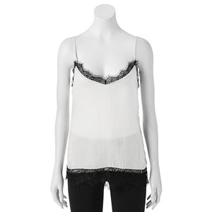 Juniors' HeartSoul Lace Trim Camisole