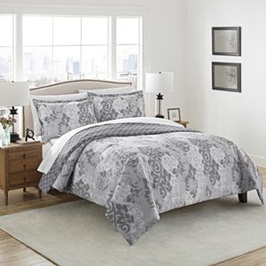 Marble Hill 3-piece Cheyanne Reversible Comforter Set