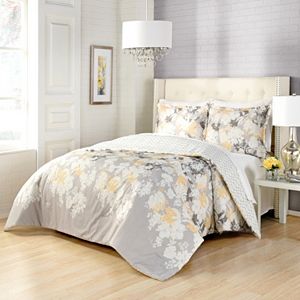 Marble Hill 3-piece Garden Party Reversible Comforter Set