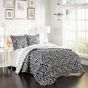 Marble Hill 3-piece Hadley Reversible Comforter Set