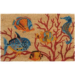 Waverly Greetings Swimming Fish Coir Doormat