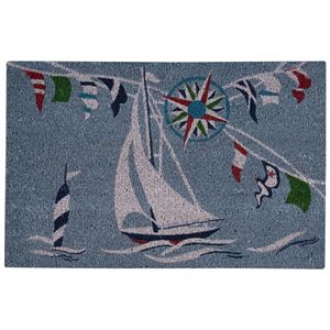 Waverly Greetings Sailing Coir Doormat