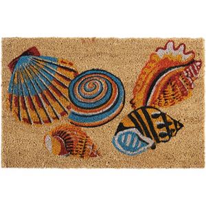 Waverly Greetings Tossed Shells Coir Doormat