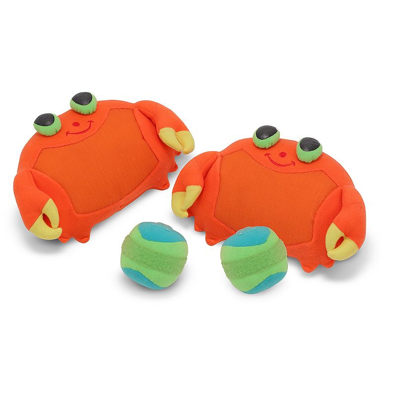 Melissa & Doug Sunny Patch Clicker Crab Toss & Grip Set, Multicolor