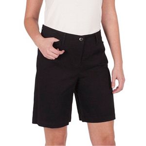 Women's Larry Levine Twill Shorts