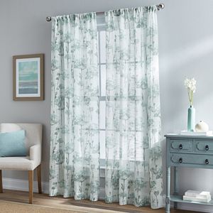 Floral Bella Sheer Textured Curtain