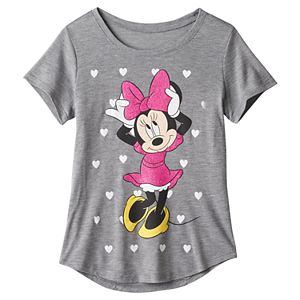 Disney's Minnie Mouse Girls 7-16 Heart Tee
