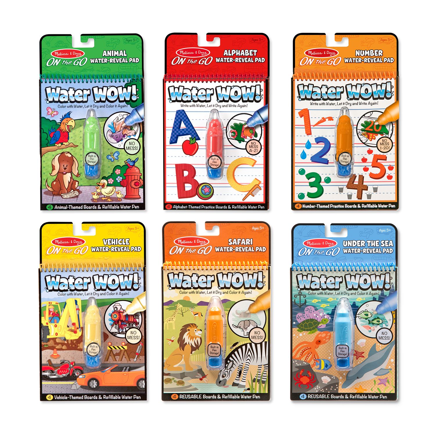 Melissa & Doug Water Wow! Learning Bundle