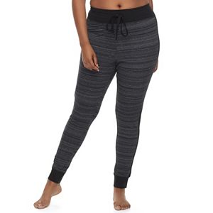 Juniors' Plus Size SO® Striped Yoga Leggings