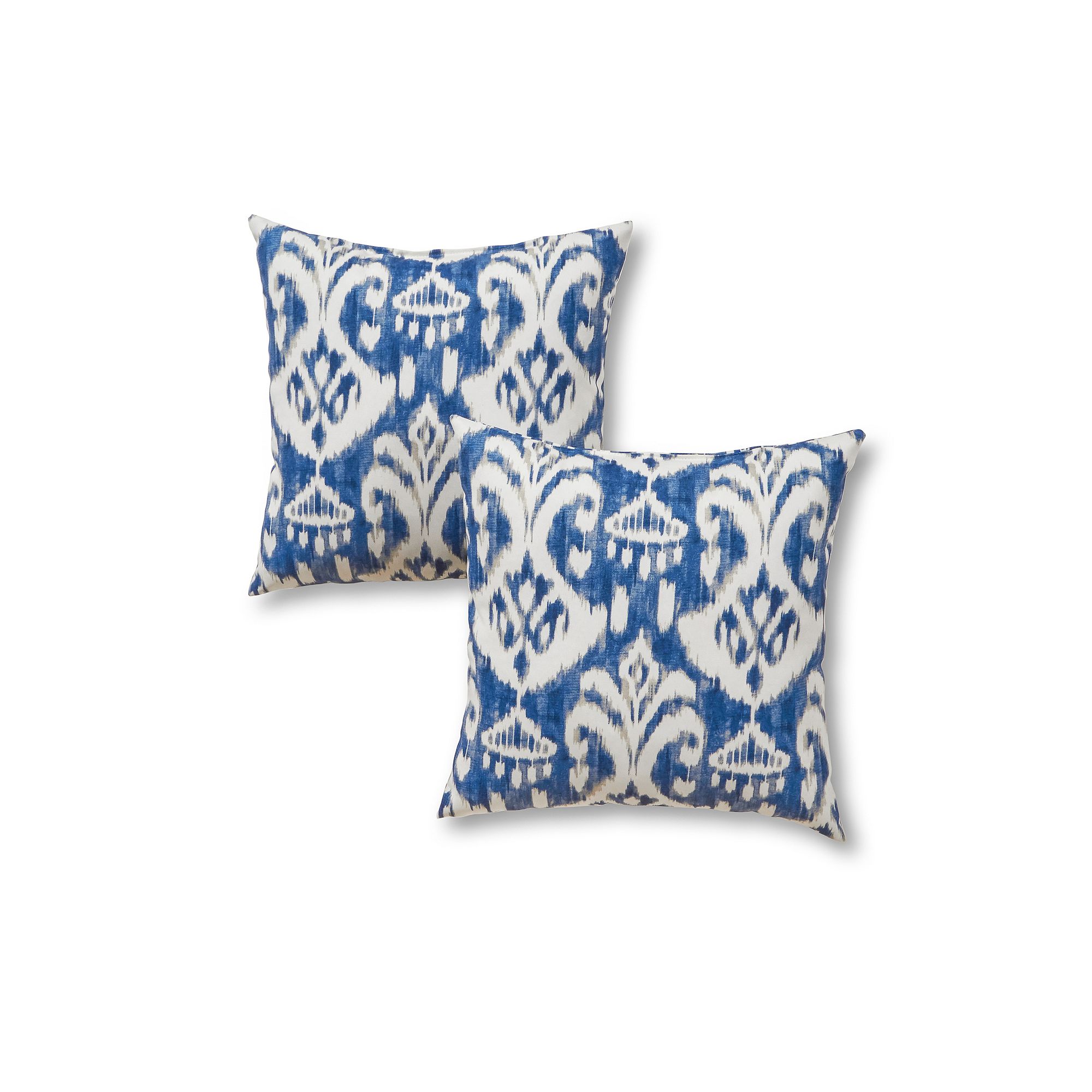 Greendale Home Fashions 2-pack Outdoor Throw Pillow, Azule