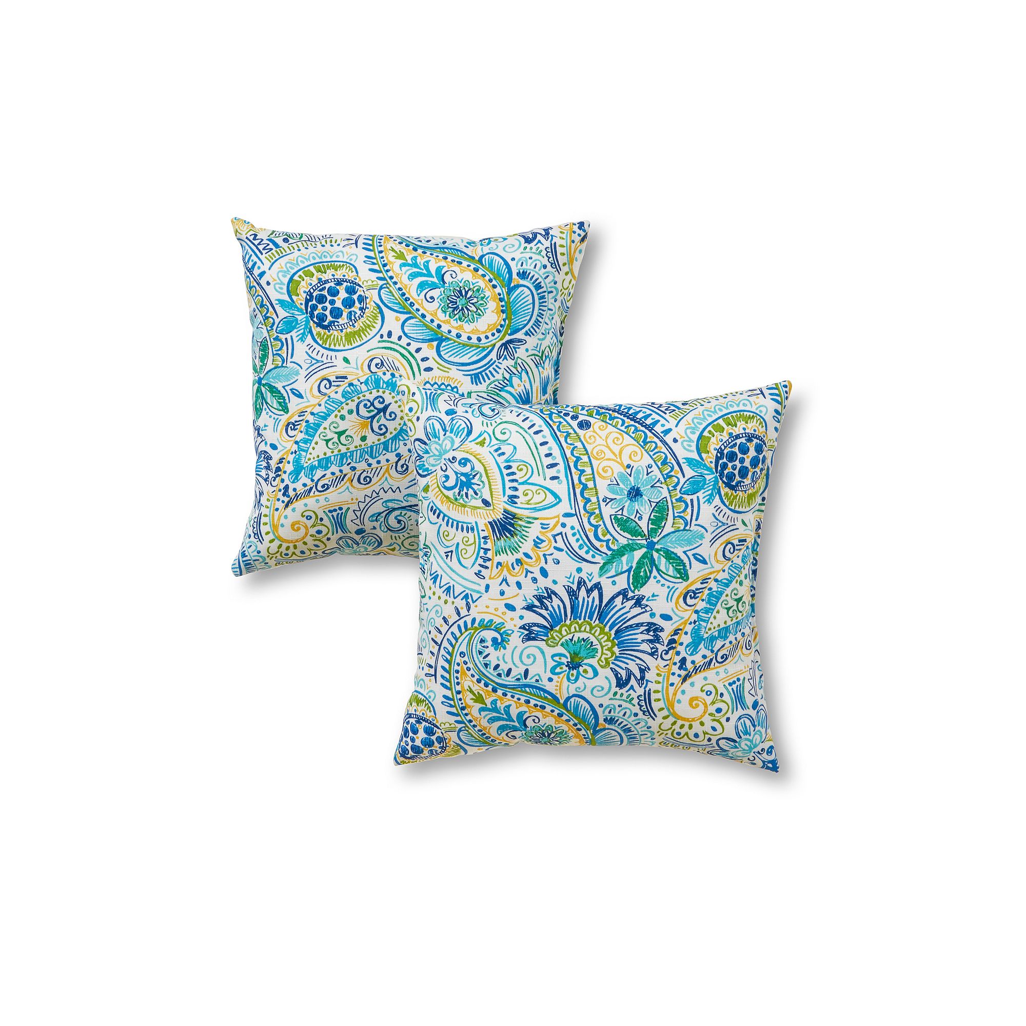 Greendale Home Fashions 2-pack Outdoor Throw Pillow, Baltic