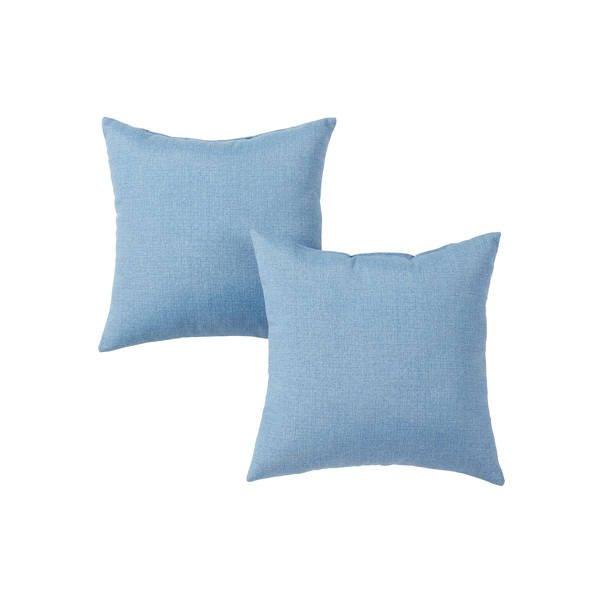 Greendale Home Fashions 2-pack Outdoor Throw Pillow, Blue