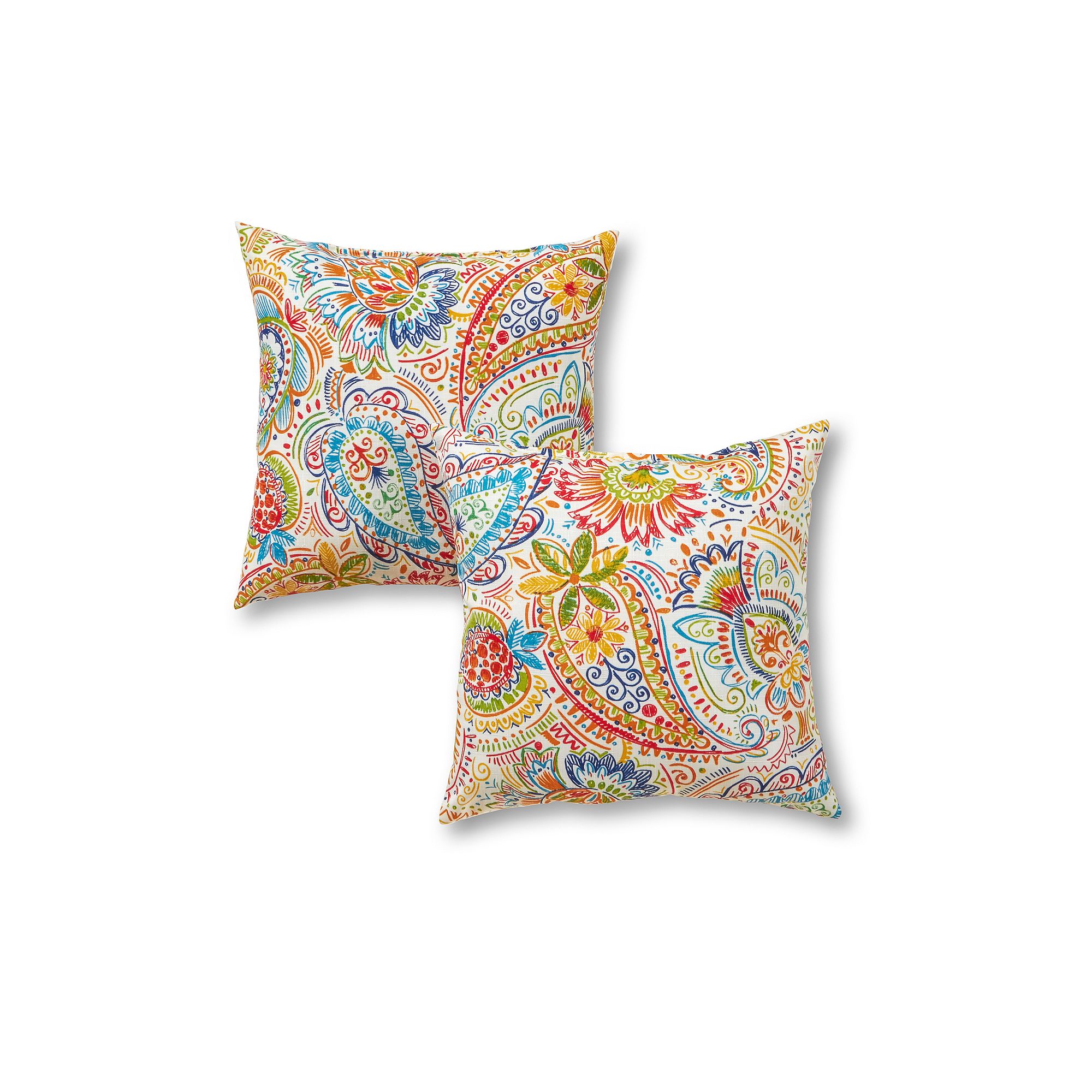 Greendale Home Fashions 2-pack Outdoor Throw Pillow, Jamboree