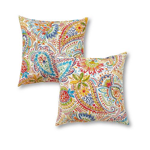 Greendale Home Fashions 2pack Outdoor Throw Pillow