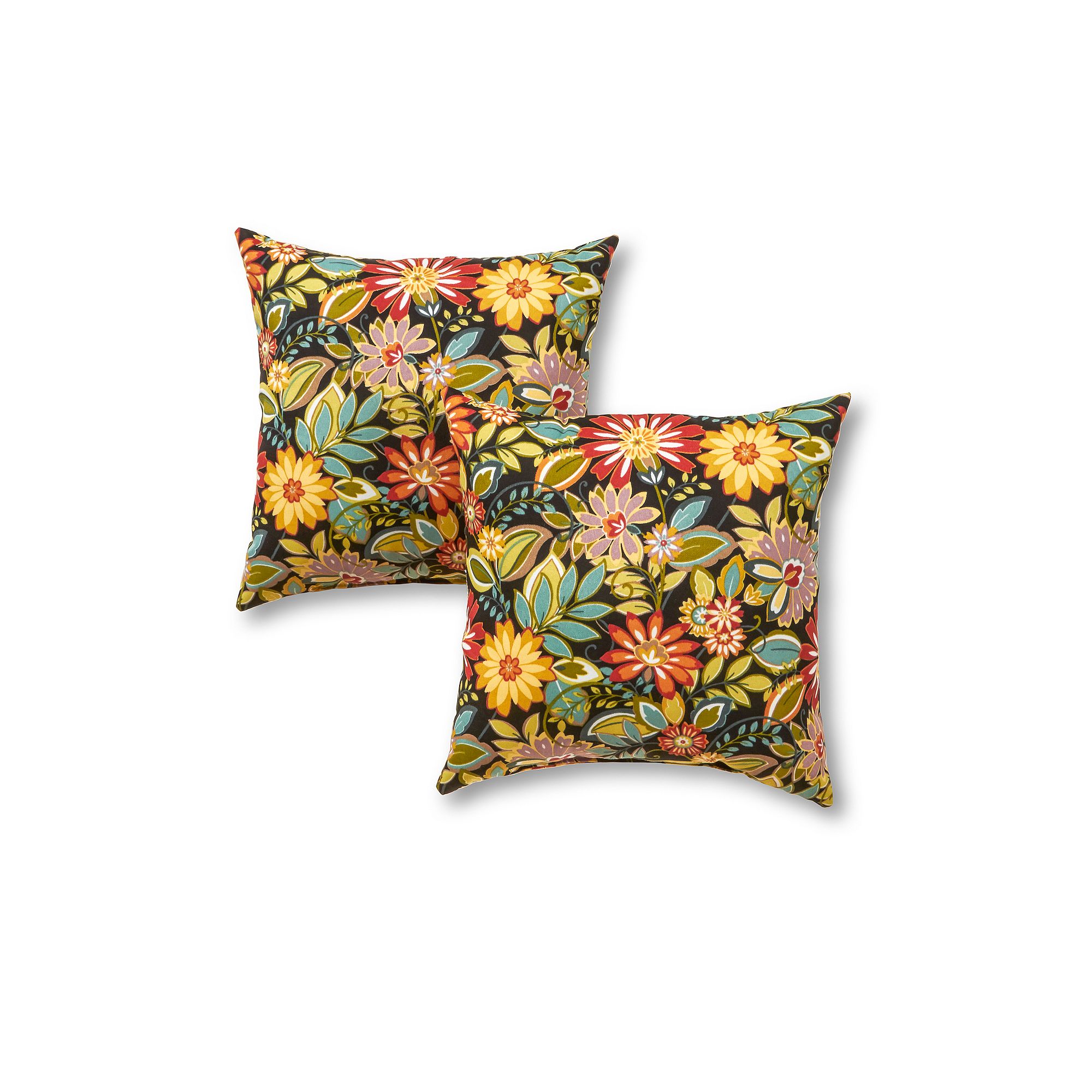 Greendale Home Fashions 2-pack Outdoor Throw Pillow, Jungle