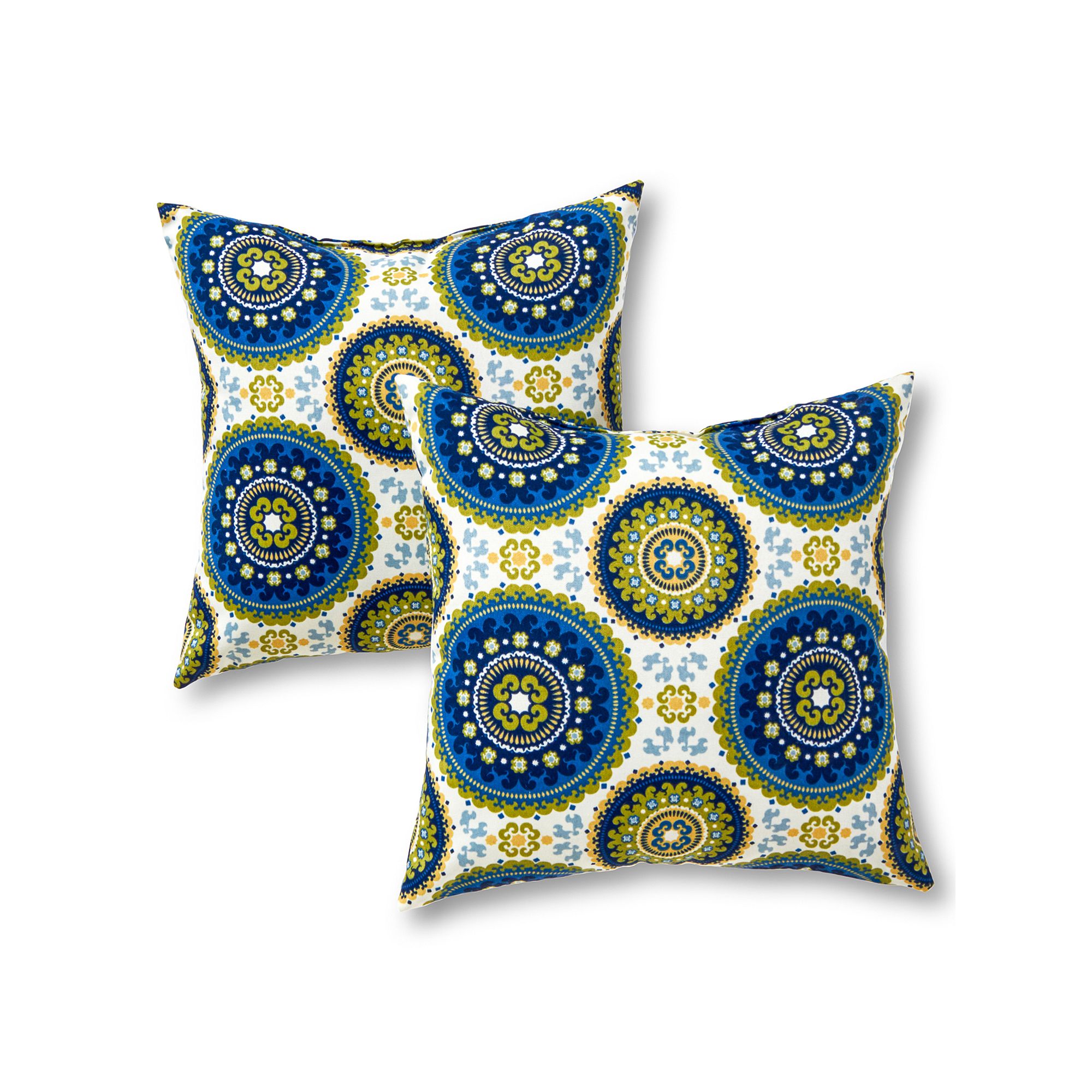 Greendale Home Fashions 2-pack Outdoor Throw Pillow, Summer