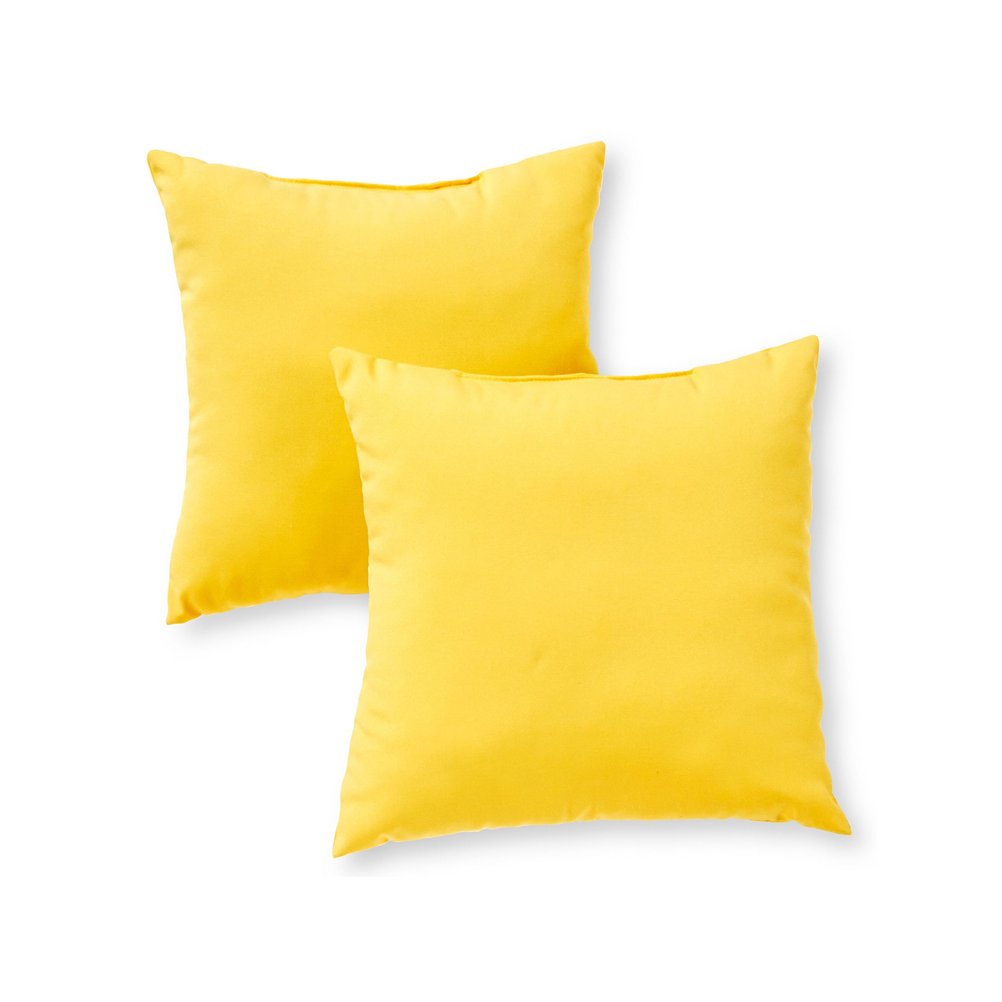 Greendale Home Fashions 2-pack Outdoor Throw Pillow, Sunglow