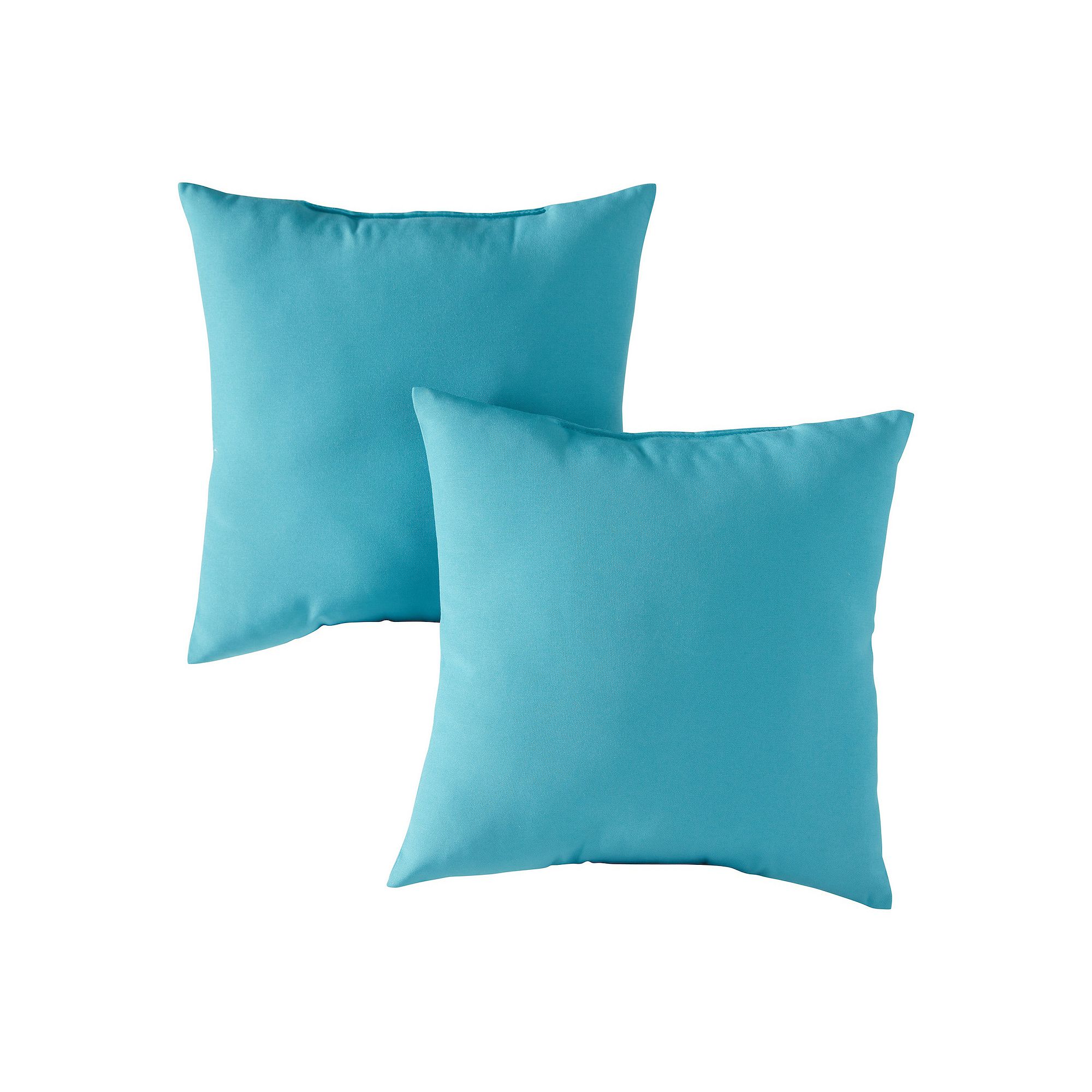Greendale Home Fashions 2-pack Outdoor Throw Pillow, Blue